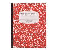 Genérico Cuadernos de composición | 25,9x18,3cm 100 Páginas Papel Grueso | Cuaderno de papel rayado | para escuela, aula, oficina, trabajo, deberes, diario y planificación