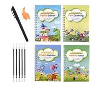 Generico Cuadernos de escritura para niños, cuadernos de números