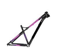 Genérico Cuadro de Bicicleta 27.5 Pulgadas, Aluminio, 12x142 mm, Tubo cónico for MTB 29, for Carreras, Color Degradado(26-27.5 Black)