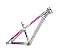 Genérico Cuadro de Bicicleta 27.5 Pulgadas, Aluminio, 12x142 mm, Tubo cónico for MTB 29, for Carreras, Color Degradado(26-27.5 Silver)