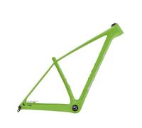 Genérico Cuadro de Bicicleta Carbono T1000, suspensión 29er, 12x148mm, enrutamiento Interno Completo, montaña rígida T47(Greenery-A,XS 148mm Matte)