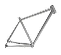 Genérico Cuadro de Bicicleta Carretera aleación Titanio Gr9 con Comodidad conducción, Cable Interno Completo, Grava(Frame,51cm)