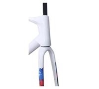 Genérico Cuadro de Bicicleta Carretera Carbono Compatible con Frenos Disco Potencia Manillar integrada(Just Handlebar,48.5cm)
