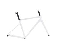 Genérico Cuadro de Bicicleta Carretera Twitter C6 aleación Aluminio, Disponible en Tallas 45 cm, 48, 51 y 54 Incluye Eje pasante 12 x 142 mm 700 30(White,48cm)