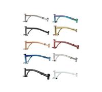 Genérico Cuadro de Bicicleta Triple Titanio, Piezas Plegables, 16 Pulgadas, 20, Accesorios(Customized Color,16-17 Inch)