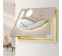 Genérico Cuadro Electrico Tapa Contadores Caja Decorativosmarco De La Tapa del Medidor Colgante para Ocultar La Caja del Disyuntor Alimentación Interruptor Blindada,008,60 * 50CM