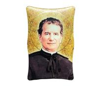 Generico Cuadro pequeño con imagen de San Juan Bosco, impresión dorada, 7 x 11 cm, paquete de 5 unidades