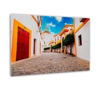 Genérico Cuadro Plaza de Toros de la Real Maestranza de Sevilla | Barrio del Arenal | Impresión en Lienzo con Bastidor de Pino Macizo. Medidas: 100x68