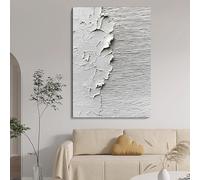 Genérico Cuadros Abstractos Modernos, Decoración De Pared Artística 100% Pintada A Mano, Olas Del Mar, Pinturas Al Óleo Sobre Lienzo, Obra De Arte Estética Original Sin Marco Para Sala De Estar