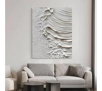 Genérico Cuadros Abstractos Modernos, Pintura Al Óleo Sobre Lienzo De Olas Marinas, 100% Pintada A Mano, Paisaje, Arte De Pared, Sin Marco, Obra De Arte Estética Original Para Sala De Estar, Dor