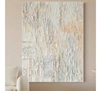 Genérico Cuadros Modernos, Decoración De Pared De Arte Abstracto 100% Pintada A Mano, Pintura Al Óleo Ondulada Sobre Lienzo, Obra De Arte Con Textura Original Sin Marco, Estética Familiar, Pared