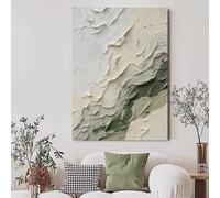 Genérico Cuadros Salon, Imágenes De Arte Originales De Playa Y Mar, Pintura Al Óleo Pintada A Mano Sobre Lienzo, Textura Abstracta Sin Marco, Arte Estético, Decoración De Pared Para Sala De Est