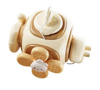 Genérico Cube Toy - 10.6×10.6×13.4cm Learning Activity Six-Sided Box, Cute Bunny Educational Cube, Engaging Interactive Play Tool | Early Childhood Family Kindergarten Floor Play Uses