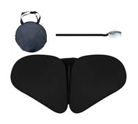 Genérico Cubicle Shade, Sun Blocking Screen, 61.81x31.5in Light Blocker Panel with Fabric, Office Privacy Partition with Glare Reduction, Cover with Easy, Desk Accessory for Cold AC