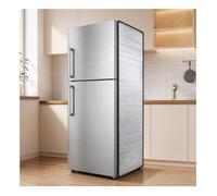 Genérico Cubierta Aislante térmica para refrigerador - Panel Aislante Lateral magnético para refrigerador, Cubierta Reflectante del Calor (Borde Negro - Cielo Estrellado, 170 x 100 cm / 67 x 39 pulga