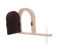 Genérico Cubierta de Enchufe de Madera Maciza Mascotas Puerta de Hadas con Jarrón Hidropónico Decorativo Protección de Enchufes para Sala de Juegos y Guardería Diseño Rústico y Seguro