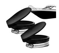 Genérico Cubierta de Escape | 2 Protectores de ventilación de Escape Marino | Campana de Entrada de Aire de 10,8x9,3x3,4 cm para : Crucero, lancha a Motor, yate, Muelle y estacionamiento