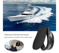 Genérico Cubierta De Escape Marino - Tapa de Salida de Escape para Barcos | Protector De Emisión para Embarcaciones,para Yate Lancha A Motor Muelle Playa Estacionamiento