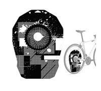 Genérico | Cubierta de escudo de freno de disco de ciclismo | de protección con disco horneado | Impermeable ligero protector fácil de vivir para manchas de , barro de prevención