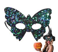 Genérico Cubierta De Fiesta Para Adultos Mascarada - Disfraces Parciales de Brillante - Máscara Elegante | para Disfraces de Halloween Noche de Carnaval Navidad Circo Festival Cosplay