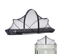 Genérico Cubierta de Malla para Cochecito: Pantalla de moisés portátil de 21,65 x 39,37 x 21,65 Pulgadas, Barrera para Dormir Junto a la Cama, Dosel de Seguridad para el Flujo de Aire, para bebés com