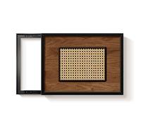 Genérico Cubierta de Panel Eléctrico Montada en la Pared, Electrico Cubierta Cuadro luz Moderno, Accesorio Decorativo, para Entrada Pasillo(Brown,40 * 30cm/15.7 * 11.8in)