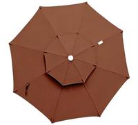 Genérico Cubierta De Repuesto Para Sombrilla - Cubierta De Repuestos Para Sombrilla Con Protección UV, Techo De Repuesto Para Sombrila Al Aire Libre Para Patio, Jardín, Balcón, Piscina, Playa, Porche