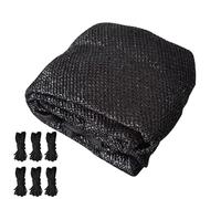 Genérico Cubierta de Sombra Trampolín - Parasol Exterior Instalación Sencilla | Protección Total Camas Elásticas | Apto para 6/8 Barras, Material Elastómero Termoplástico Duradero