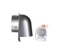 Genérico Cubierta de ventilación de Pared, Campana de ventilación a Prueba de Viento y Lluvia, Cubierta de Tubo de Escape, Campana de extracción de Pared for ventilación y Escape de Aire(150mm(6in))