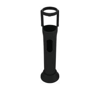 Genérico Cubierta del micrófono para JBL PartyBox, micrófono inalámbrico Funda de Silicona, con la Base de Almacenamiento, Accesorios de micrófono portátil (Negro)