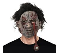 Genérico Cubierta Facial de Zombie - Cubrerostro Zombie Sangriento Halloween | Máscara de Látex Unisex para Fiestas de Disfraces y Representaciones Escénicas