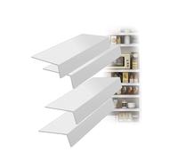 Genérico Cubierta for Rejilla de Alambre, Tapas for estantes, Cubiertas for gabinetes, Casas de Alquiler y cocinas, extraíbles y Personalizables.(4pcs,27x9x2in/69x23x5cm)