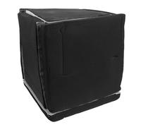 Genérico Cubierta insonorizante para bomba de aire caja de reducción de ruido industrial generadores esponja negra 28 x 25 cm instalación fácil uso doméstico e industrial