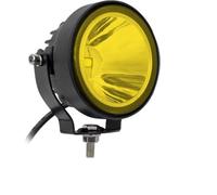 Genérico Cubierta Lente Faro Luz Led Trabajo 4 Pulgadas Focos Redondos Todoterreno Para Coche ATV Moto Cross Camioneta Faro Delantero Para Motocicleta 12v Y 24v Juego Reparación Faro(Marrón)