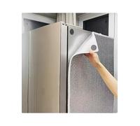 Genérico Cubierta magnética Parasol para frigoríficos y congeladores, lámina Aislante para Ventanas de máquinas de Helados, Barrera Solar para Cocina, Borde Color Crema, 50 x 170 cm.
