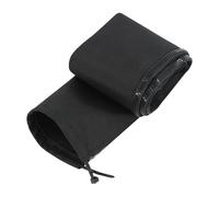 Genérico Cubierta para Aparejo: Protector de Tela Oxford Negro, Protector con Cierre de Cremallera | Protectora para líneas eléctricas de Buques pesqueros, Soporte de enrutamiento para Uso Marino