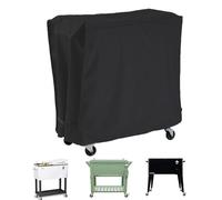 Genérico Cubierta para Congelador Horizontal: Protector para Arcón De Hielo | Resistente A La Intemperie, Correas De Sujeción Ajustables, Protector Ṕara Carrito Ďe Bebidas Con Ruedas | Ṕrotector Contra E