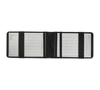 Generico Cubierta para libro de distancia de golf, piel sintética plegable, cuaderno portatarjetas para golf, práctica de entrenamiento de conducción, casa, jardín, club, competición, simulación