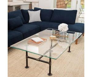 Genérico Cubierta Protector De Mesa De Vidrio, 60x60/70x70/80x80/90x90/100x100cm Tablero De Mesa De Cristal, Bandeja De Cristal Cuadrado Trasnparente(65x65cm/25.59x25.59in)