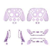 Genérico Cubierta Protectora Adecuada para GameSir G7 Pro, Funda Transparente para Mando de Juegos, Versión para PC, Panel de Repuesto Minimalista, Accesorios para Juegos (Transparent purple)