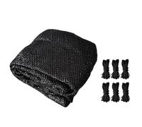 Genérico Cubierta Sombra para Trampolín,Protector De Cerramiento Impermeable De Alta Resistencia - Trampolín con Cuerda Amarre,para Exterior, jardín, Patio, Parque, Sol, Invierno, Verano
