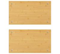 Genérico Cubiertas de Cocina 2 uds bambú 50x28x1,5 cm,Cocina y Comedor,Utensilios para cocinar y para Hornear,Utensilios para cocinar-352774