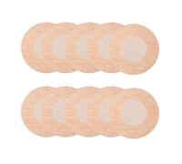Genérico Cubiertas De Pezones De 10 Piezas, Cubierta De Pecho Invisible, Pegatina De Pezones Desechables, Almohadillas De Pezón Transpirables para Verano, Adhesivo Cómodo Y Duradero