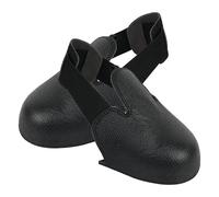 Genérico Cubiertas De Puntera De Acero - 1 Par De Fundas Para Zapatos Antideslizantes Y Antigolpes Con Correa De Sujeción,Suelas Con Correas Elásticas Para Protección En Trabajo Y Uso Familiar