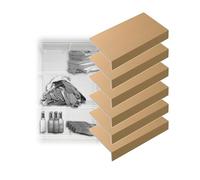 Genérico Cubiertas de Rejilla de Alambre de lámina compuesta de PVC, revestimientos de estantes, Cubierta de Estante de Alambre de Repuesto(20x12in (51x30cm))