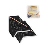 Genérico Cubiertas de Rejilla for despensa, revestimientos de imitación Madera, Cubiertas de Rejilla de PVC(Juego de 2)(Black,45x9x2in/114x23x5cm)