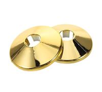 Genérico Cubiertas Decorativas para Tuberías de Agua 15mm, 2 Piezas, Brida Plástica Resistente para Válvulas Angulares, Protección Multiusos para Baños y Sistemas de Plomería Doméstica