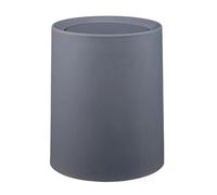 Genérico Cubo Basura Baño - Recipiente Cosmética | Papelera Tapa Basculante | Doble Pared Lisa, para Hogar Salón Oficina, 31.5x26x24cm ABS