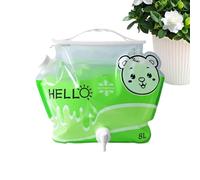 Genérico Cubo de Agua para Camping,8 L Reutilizable con Grifo y Asa - Grande de Hidratación para Exteriores - Senderismo, Mochileros, Picnic, Playa, Viajes y Vacaciones