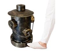 Genérico Cubo De Basura | Cubo Con Forma De De Incendios De Gran Capacidad Con Pedal, De Basura Para Cocina,Para Hogar Dormitorio Ducha Exterior Automóvil Despacho